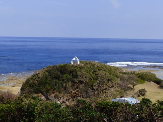 土盛海岸方向の眺め