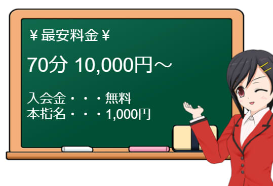 熟女の秘密基地の料金表