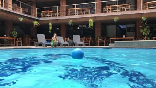スコアバーズホテルのプール