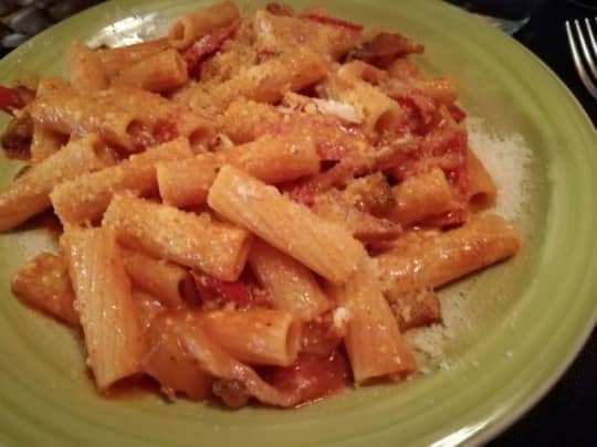 パスタ　アマトリチャーナ