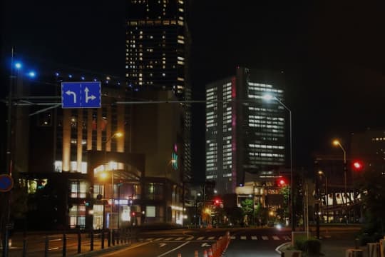 夜の横浜
