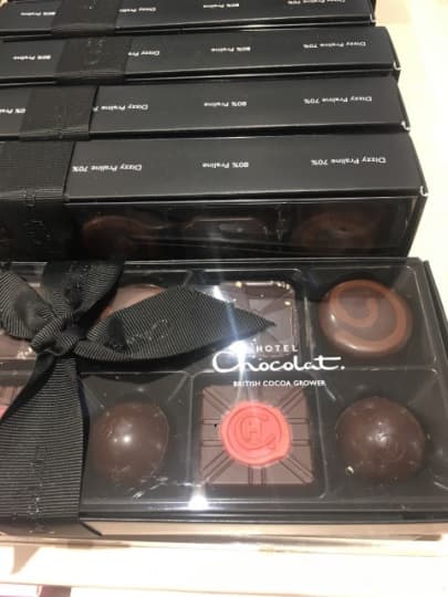 ロンドンのお土産・ホテルショコラ（Hotel Chocolat）