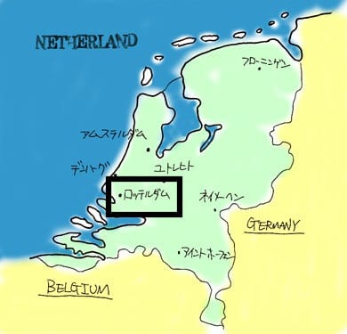 オランダ地図