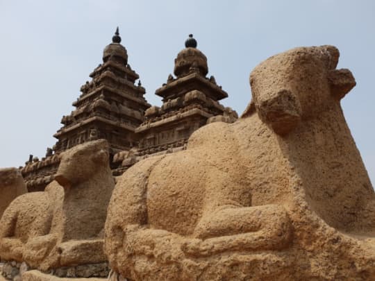 インド　海岸寺院