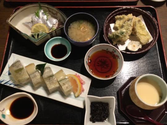 有田川温泉光の湯太刀魚ごのみ膳