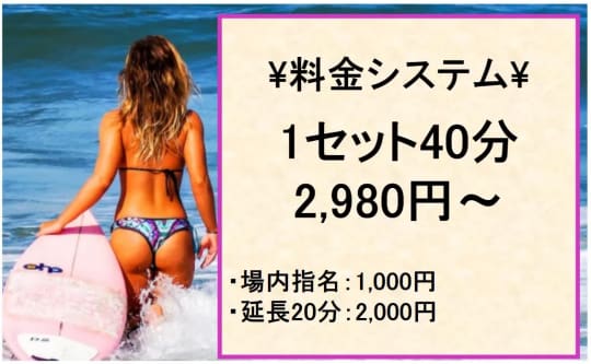 Tokyo Topless(トウキョウトップレス)の料金表