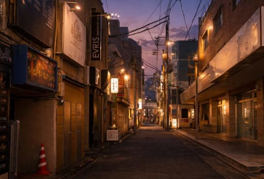 五軒町周辺