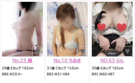 在籍女の子の傾向