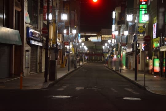 大井町の路地