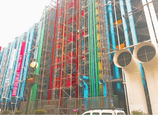 ポンピドゥセンターの外観