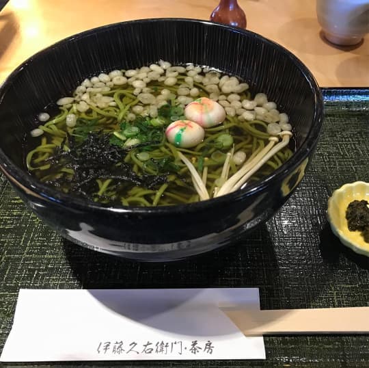 宇治抹茶そば