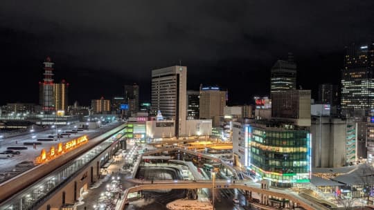 仙台駅夜景