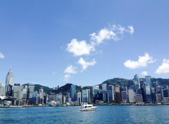 香港島の風景