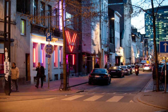 ブリュッセル市内にて一枚