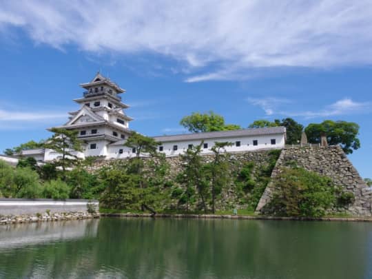 今治城　遠景