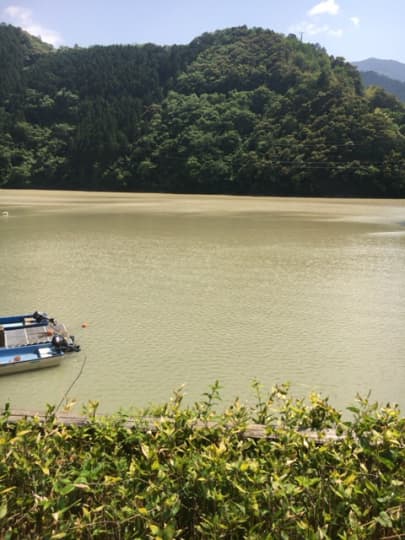 十津川温泉からの眺め