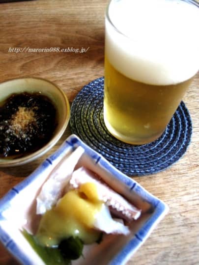 酒　肴　ビール