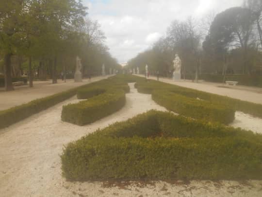 レティーロ公園の景色