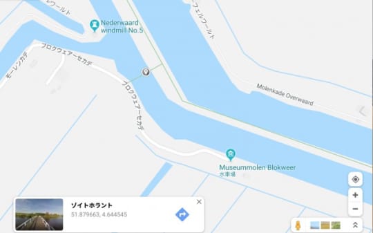 キンデルダイク地図