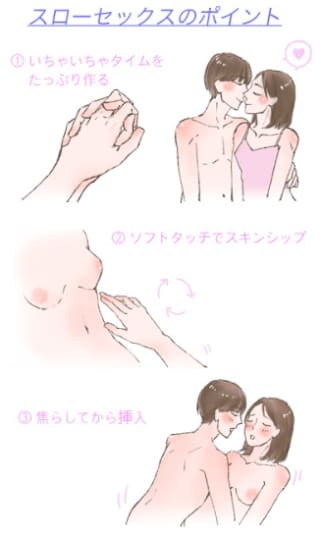 スローセックスに向いている体位
