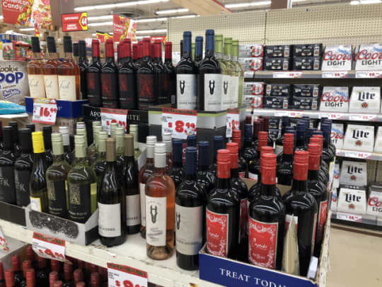 ビールとワイン