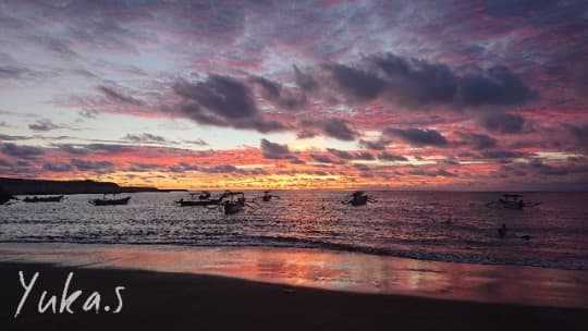 エアポートリーフの夕暮れ