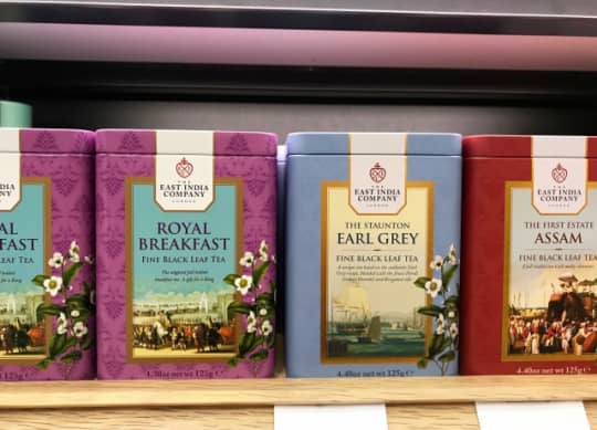 東インド会社の紅茶の缶（茶葉用）