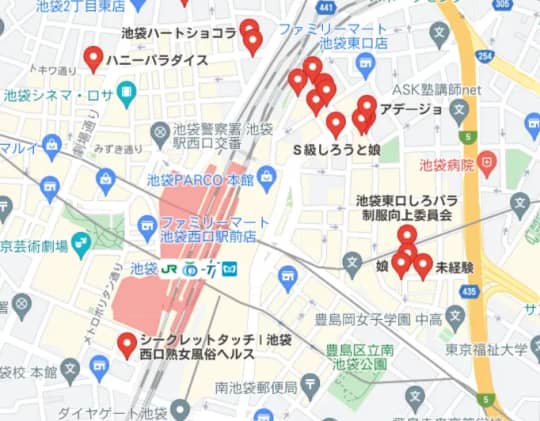 池袋駅周辺