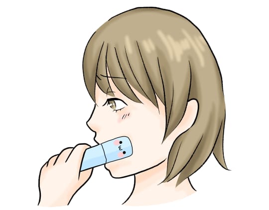 フェラをする女性
