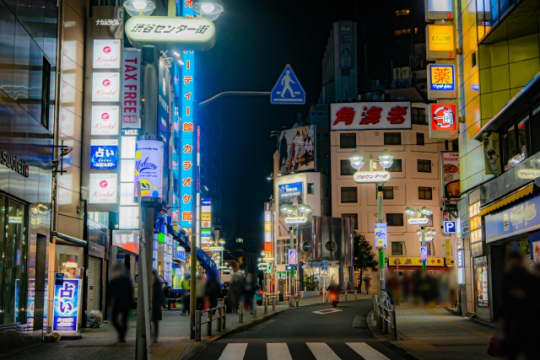 夜の渋谷