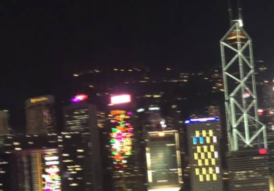 香港スターフェリーからの夜景