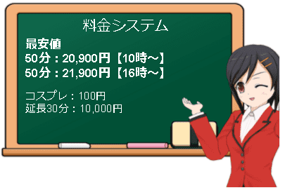 【アリスカフェ】の料金表