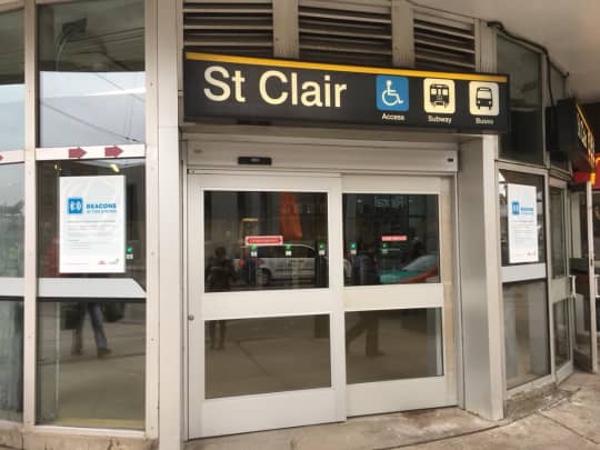 St Clair station