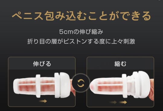 究極ピストン 騎乗位体験再現 亀頭責め 7種振動 電動オナホール