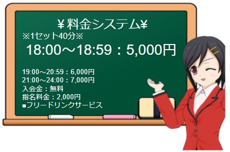 おニャン子倶楽部の料金表