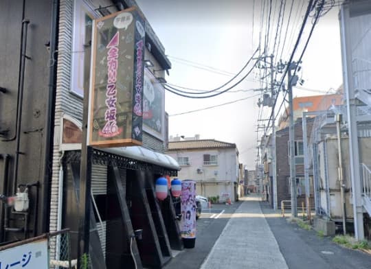 お店の前