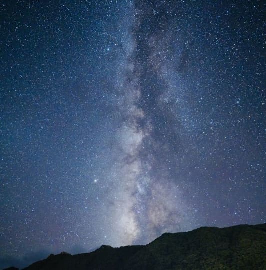 青ヶ島の夜空