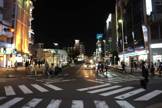和光市の夜