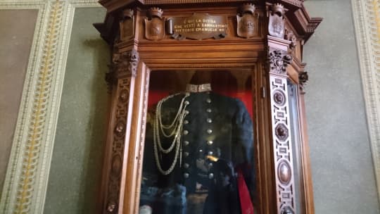 初代国王の軍服