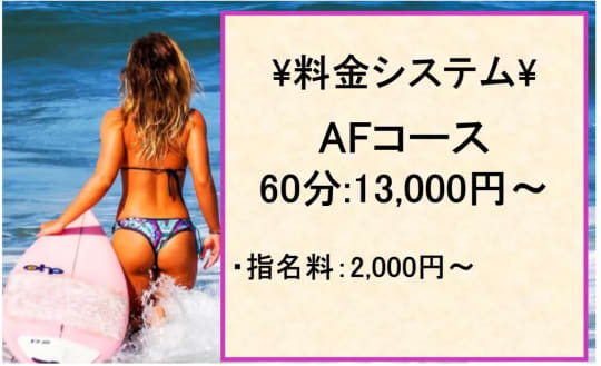 S-girlsの料金システム