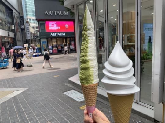明洞ソフトクリーム