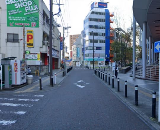 橋本駅北側にある道