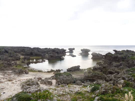 うじじ浜全景（干潮時）