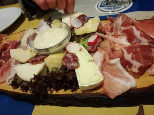 タリエーレ　前菜盛り合わせ