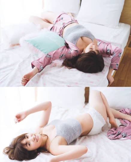 吉田朱里のエロいパンチラ画像