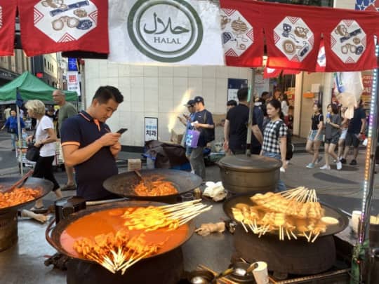 明洞屋台トッポギとおでん