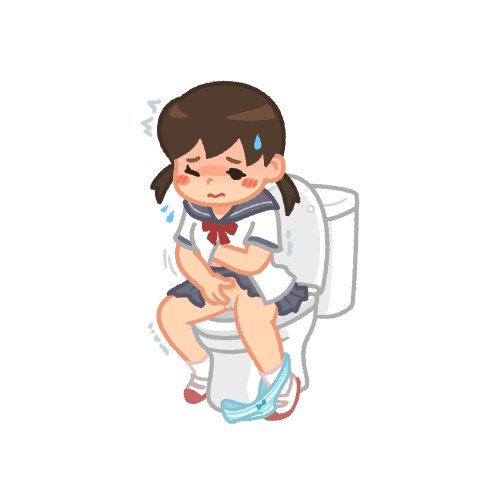 トイレでオナニーする少女