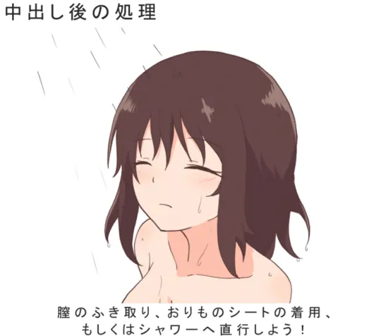 中出し 処理
