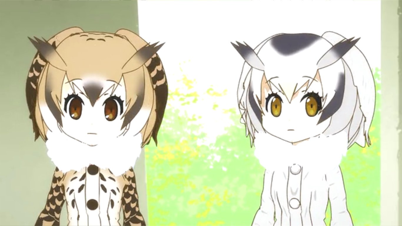 けものフレンズ フクロウコンビの博士と助手をご紹介