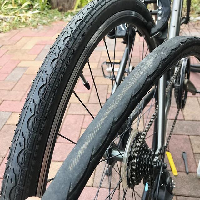 タイヤ交換が簡単な自転車